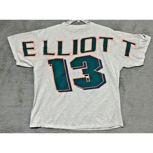 Vintage 90's Dan Marino‎ Bill Elliot Jerry Nadeau 1998 Shirt XL Nascar Football